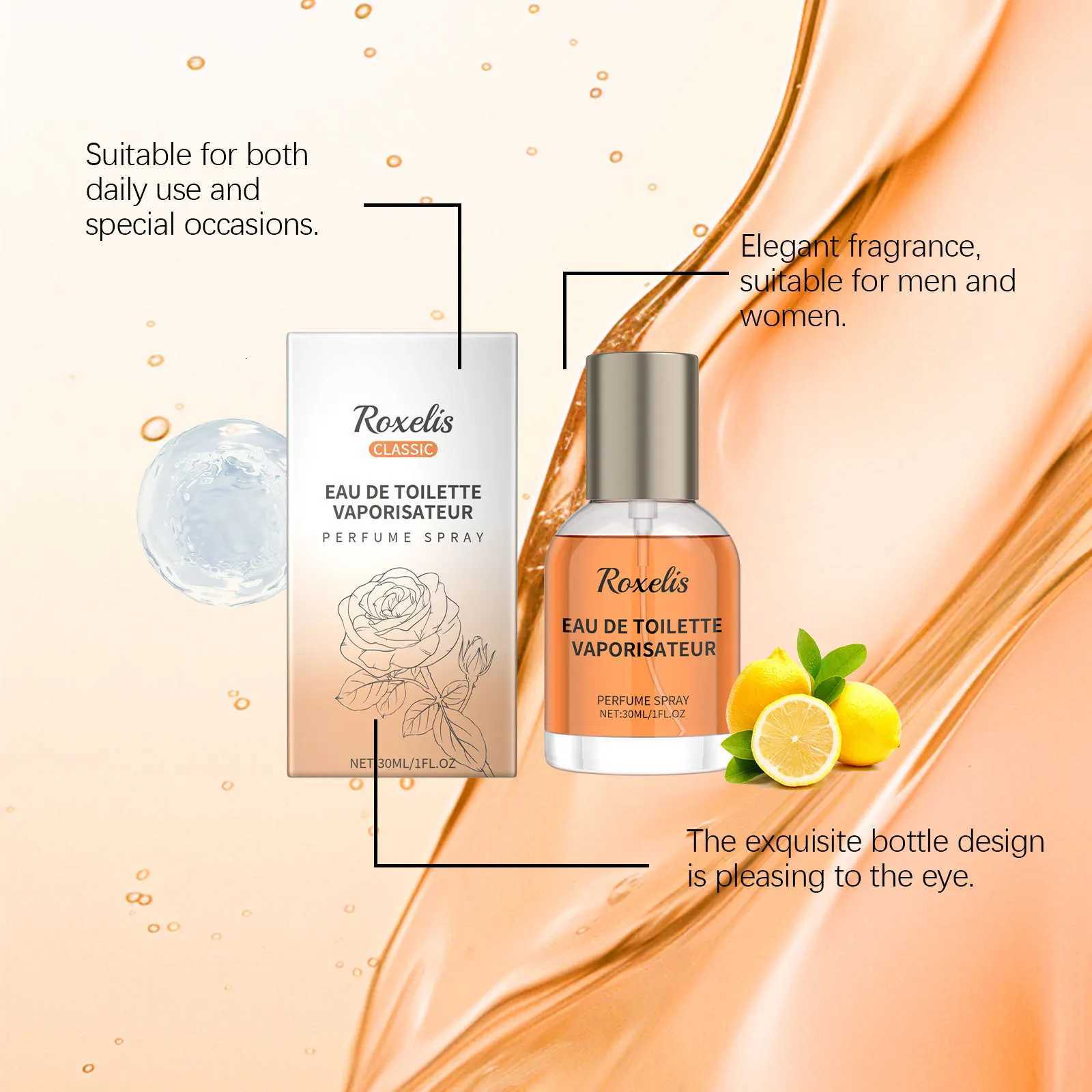 Roxelis 30ml Amber Cologne Perfume Charming Scent Long Lasting Fresh Fragrance Pheromone Flirt Romantic Dating Glamour Perfume XJ250811