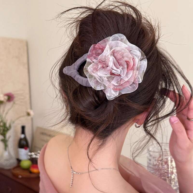 Windsor Rose~ Super Fairy Hair for Women, Back of Head 2025 New Style, Large Duckbill Clip, High-end One-word Claw Clip