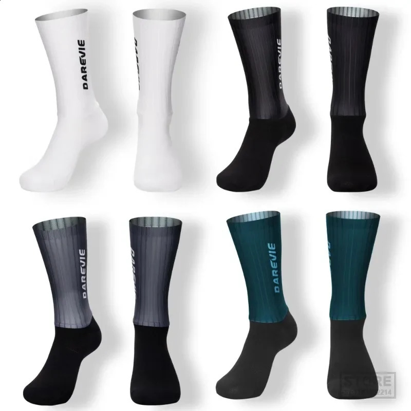 Pro DAREVIE Cycling Socks Aero Sock High Speed Sports For Men Antislip Breathable Athletic Moisture Control 250805
