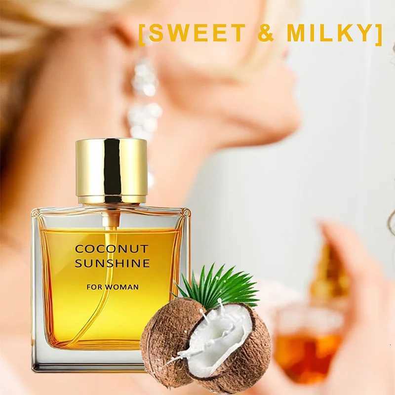 Brand Coconut Perfume Elegant High-end Fresh Vanilla Womens Perfume Spray Fresh Natural Coconut Seaside Holiday Eau De Toilette XJ250811