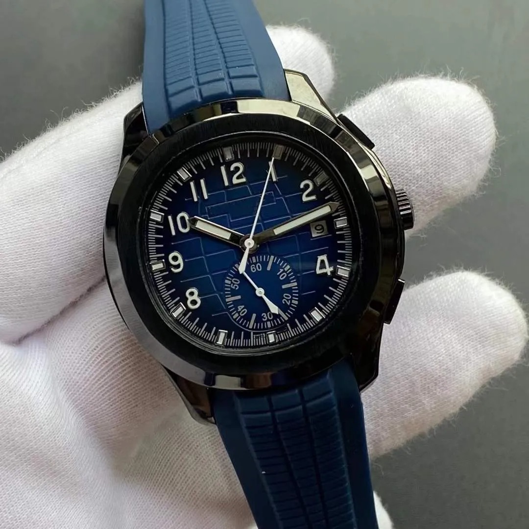 New Watch 5968A watches men Grenade Automatic Mechanical Movement Rubber Strap Watch 42mm waterproof Fashion Business Watch Christmas gift