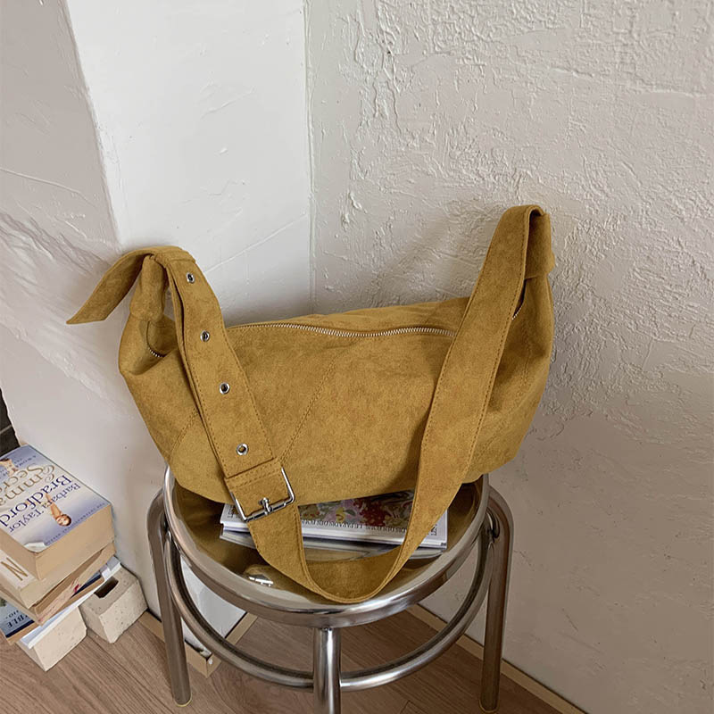 Suede Dumpling Casual Crossbody for Women 2025 New High-End Large Capacity Shoulder Underarm Bag ddmymoon