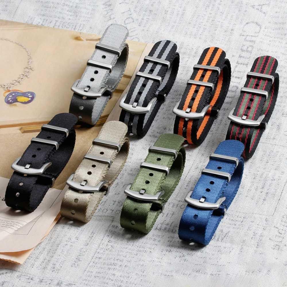 High Density Nylon Watchband for Omega Seamaster Premium Quality Bracelet for Rolex Waterproof Sweat-Profe 20mm 22mm Strap W250811