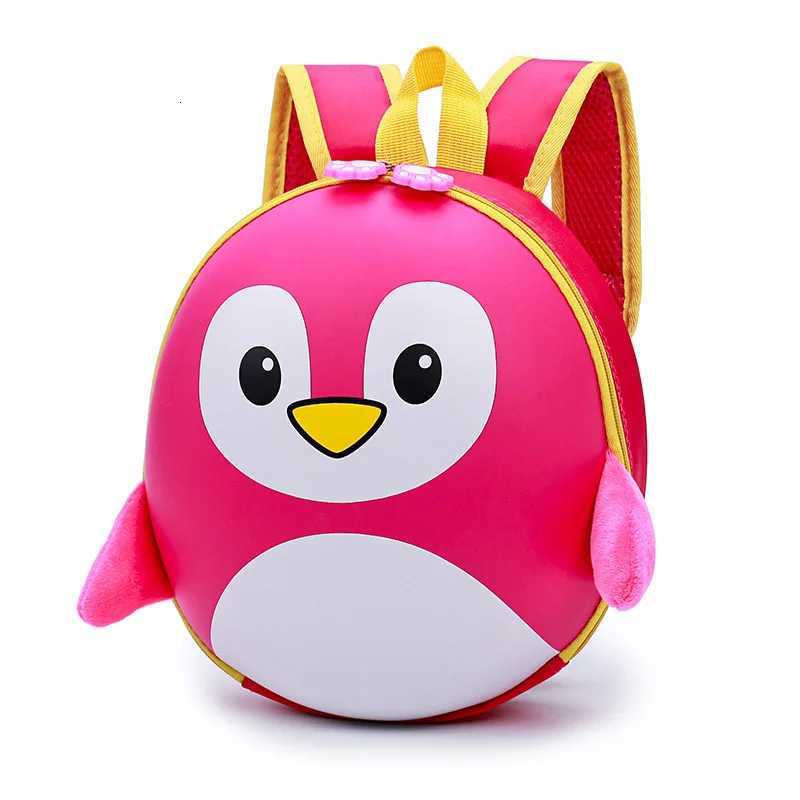LXFZQ New EVA Penguin Orthopedic Schoolbag Children Backpack Hard Shell Backpack Kids Cartoon Mini Shoulder Bag Kids Cute Bags M250811
