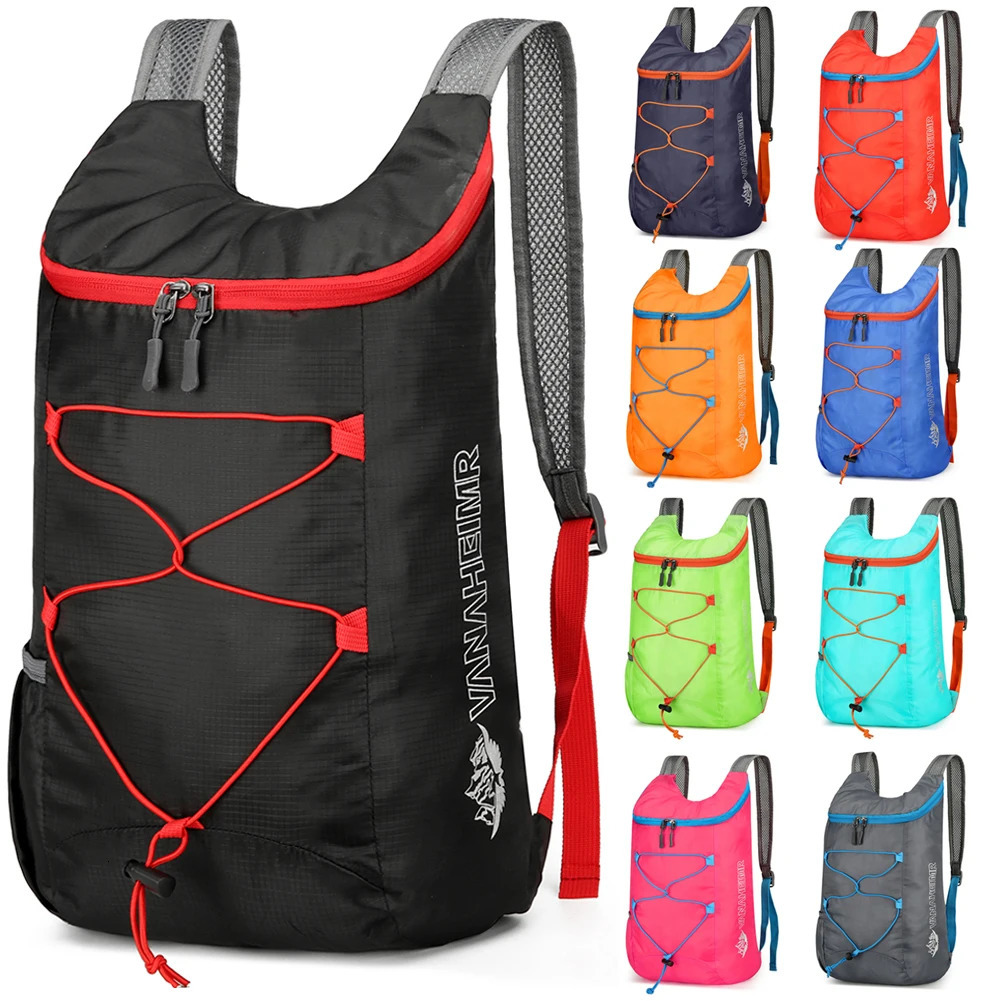 10L Foldable Portable Backpack Splashproof Folding Mountaineering Bag Ultralight Travel Daypack Sports for Men Women 250811
