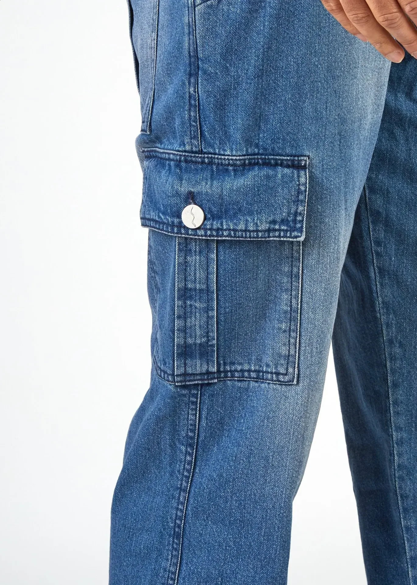 Mens Overalls Pockets Jeans Jumpsuit Autumn 2025 Men Casual Long Denim Pants Slim Splice Straight Rompers 250729