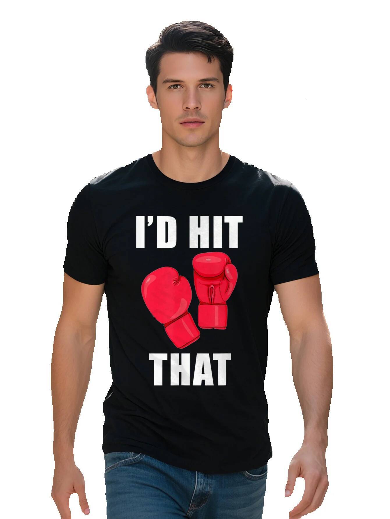 I d Hit That Funny Saying Kickboxing T-shirt Men Women
