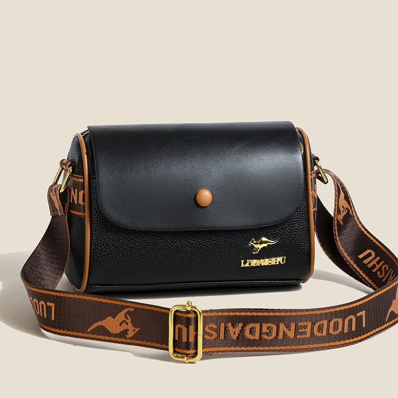 Soft Leather Cylinder High-End Pillow Women's New Simple Versatile Large Capacity Shoulder Crossbody Bag ddmymoon