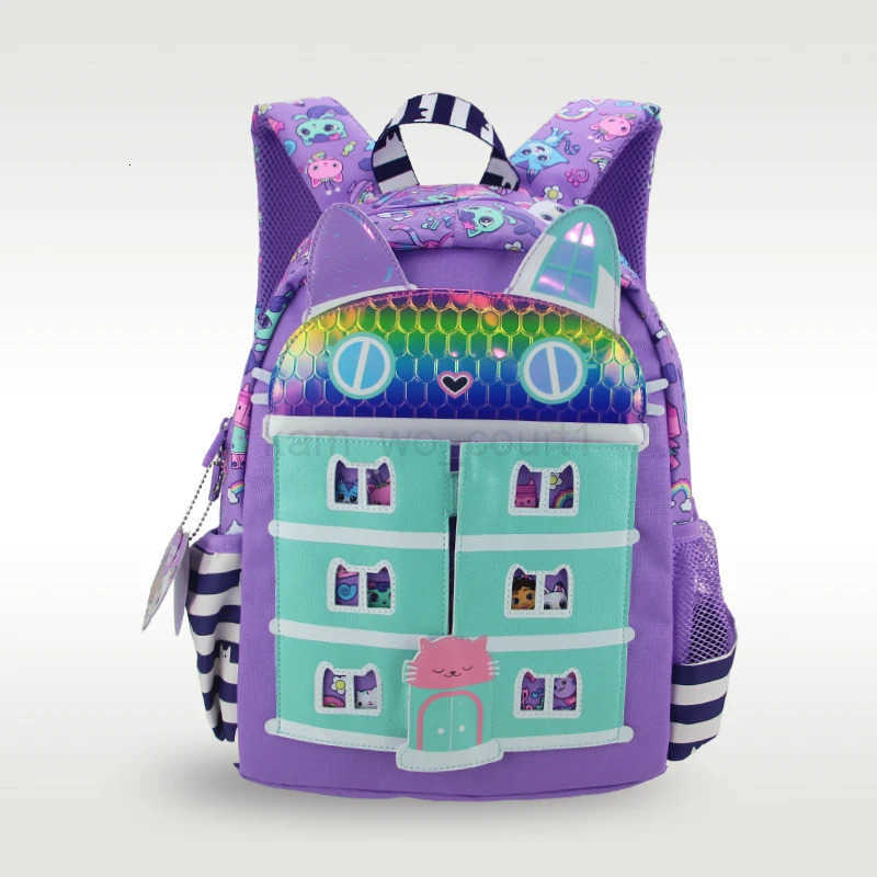 Childrens School Bag Girls Gabby Shoulder Backpack Kawaii 3-7 Years Modeling Bags 14 Inch M250811