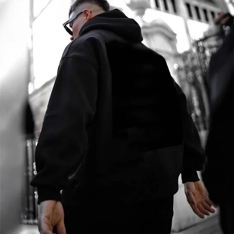 Paris Fashion Hoodies for Men All Season Daily Casual Sports Hooded Sweatshirts Male Home Outdoor Comfort Pullover 250811