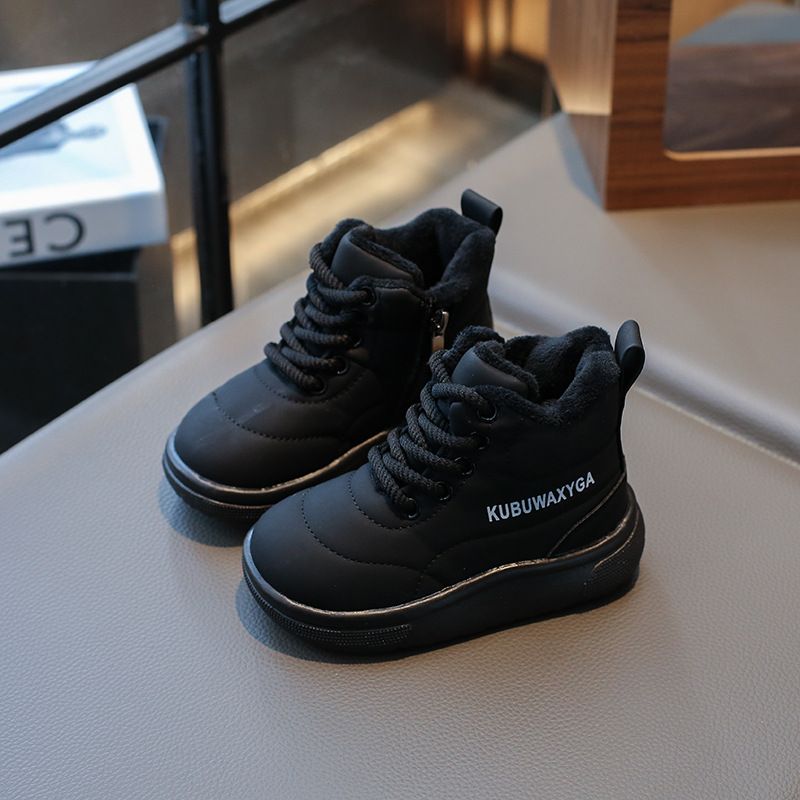 Fashion Children Snow Boots Youth Warm Thick Bottom Girls Cotton Boots Toddler Winter New Non-slip Boys Casual Shoes Comfortable Kid's Boot Sizes