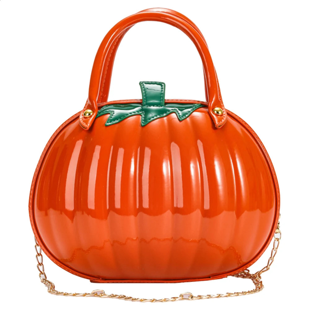 Women Pumpkin Shape Handbag Versatile Creative Shoulder Bag Fashion Cute Multifunctional Waterproof Halloween Handbag 250807