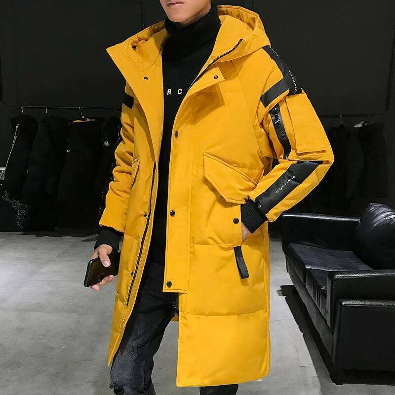 Teens New Winter Jacket Stylish Male Down Coat Thick Man Clothing Brand Men's Apparel Warm Parka