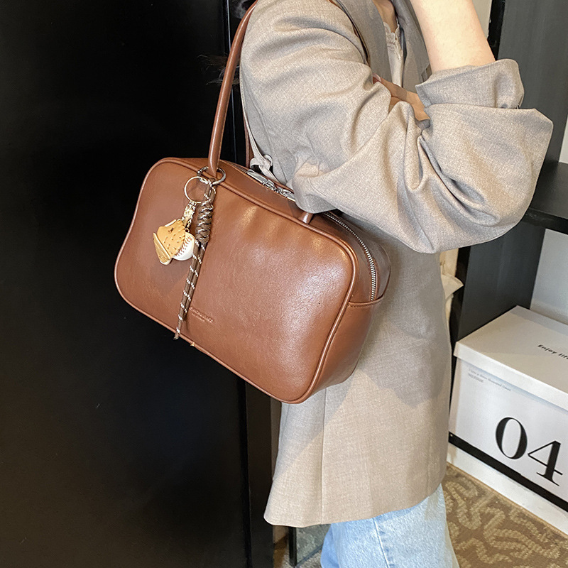 New Handheld Boston Fashion Single Shoulder Crossbody Underarm Super Popular Bowling Bag