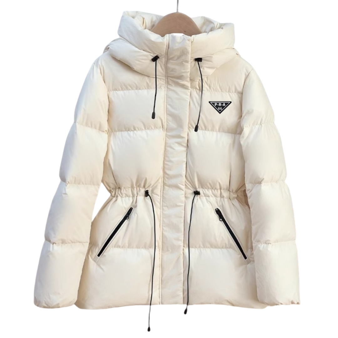 Fashion Designer Women's Down Coats Parkas Jackets Autumn Winter New Women Parka Down Cotton Coat Hooded Padded Parka Jackets Warm Thick Coats Female Outerwear