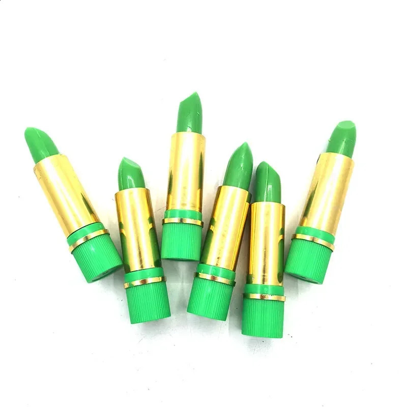 6PCSBox Lipstick Dark Green Magic Lipgloss Lipstick Long Lasting Waterproof Butterfly Lip Tint Cosmetics Makeup Maquiagem 250809
