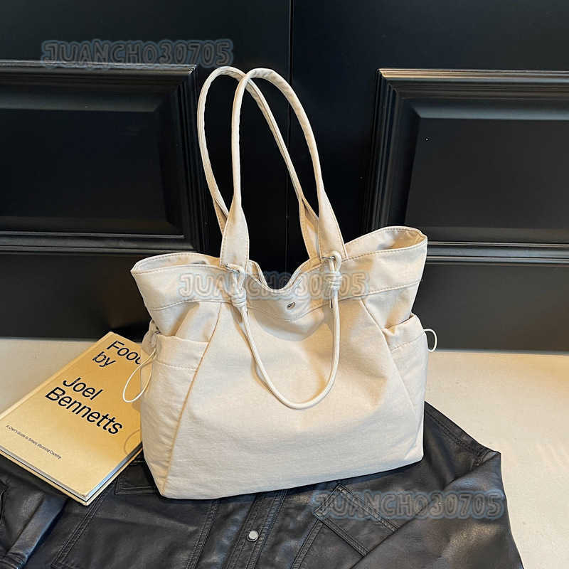 Large Capacity Bag for Women 2025 New Spring Summer Versatile Shoulder Bag Casual Simple Commuting Tote Bag H250809