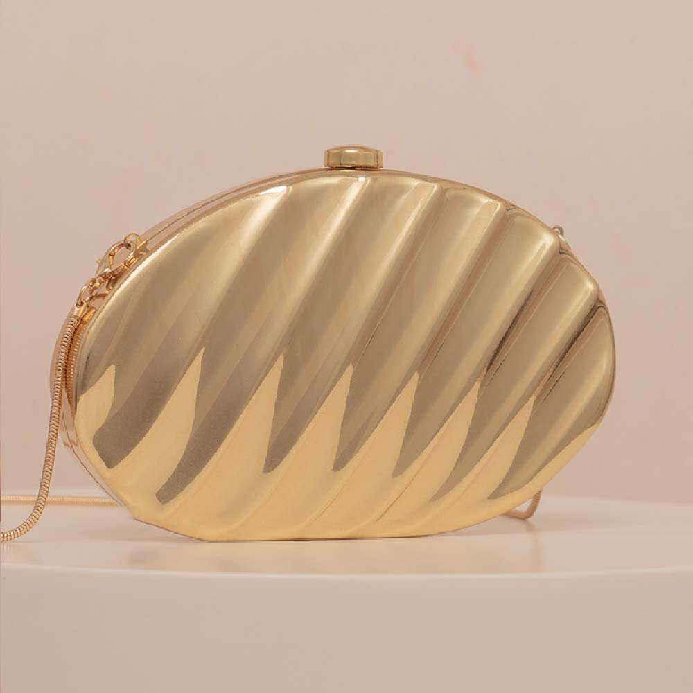New Design Shell Leaf-Shaped Acrylic High-End Evening Single Shoulder Crossbody Box Bag for Women