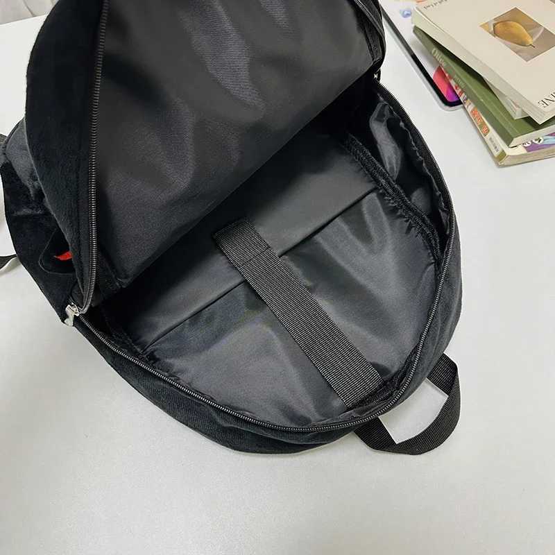 Backpack Cartoon Hedgehog Plush Schoolbag Handbag Student Schoolbag Girl Cool Large Capacity Female Bag Gift M250811