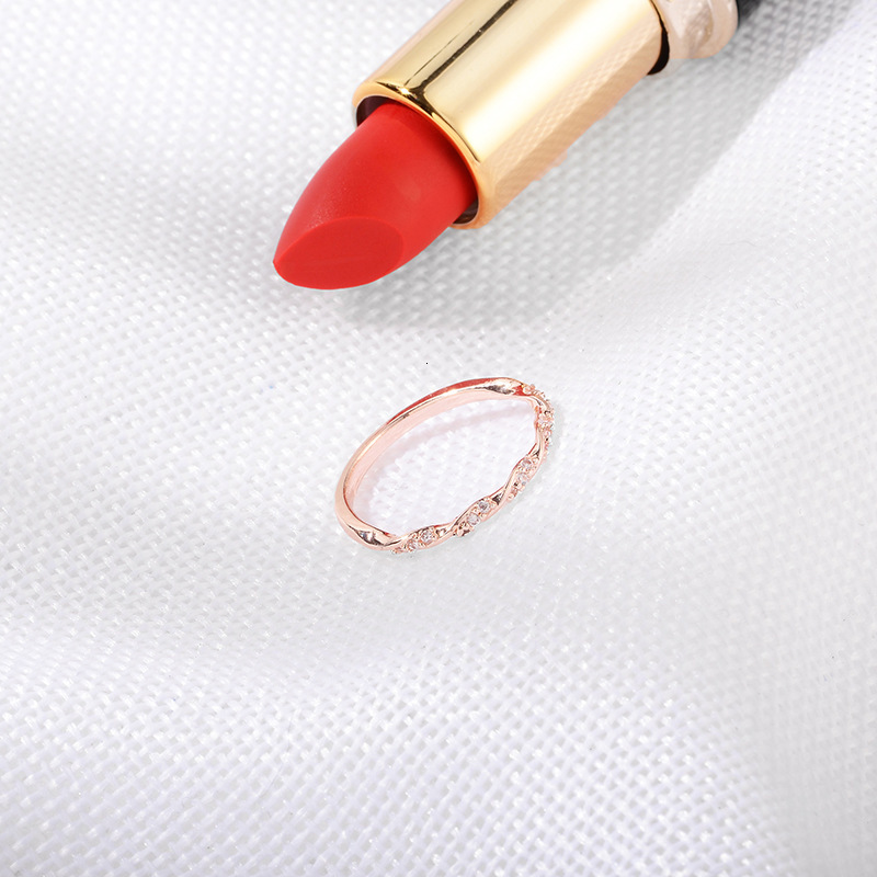 New Creative Best-Selling Interwoven Starlight Braided Sparkling mond Ring High-Quality Jewelry