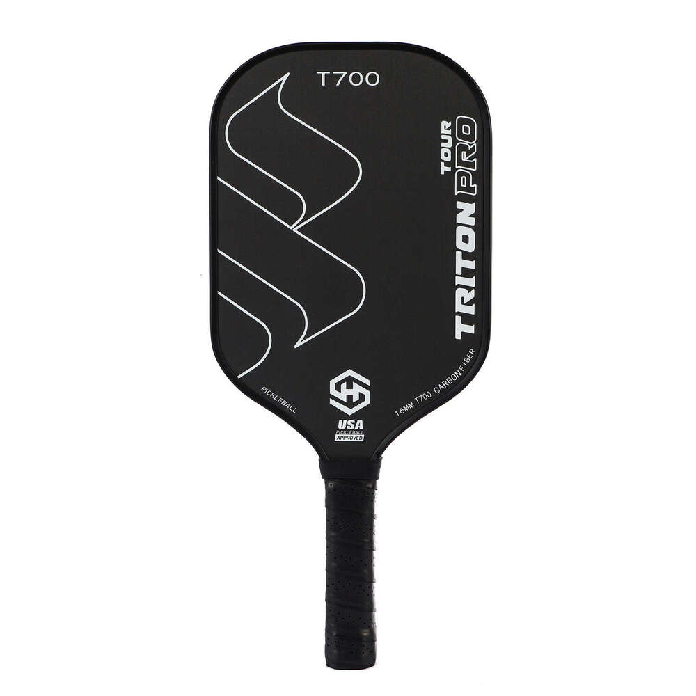 Carbon Fiber Pickleball Racket T700 Textured Matte Integrated Blade 16Mm Thick Professional Equipment