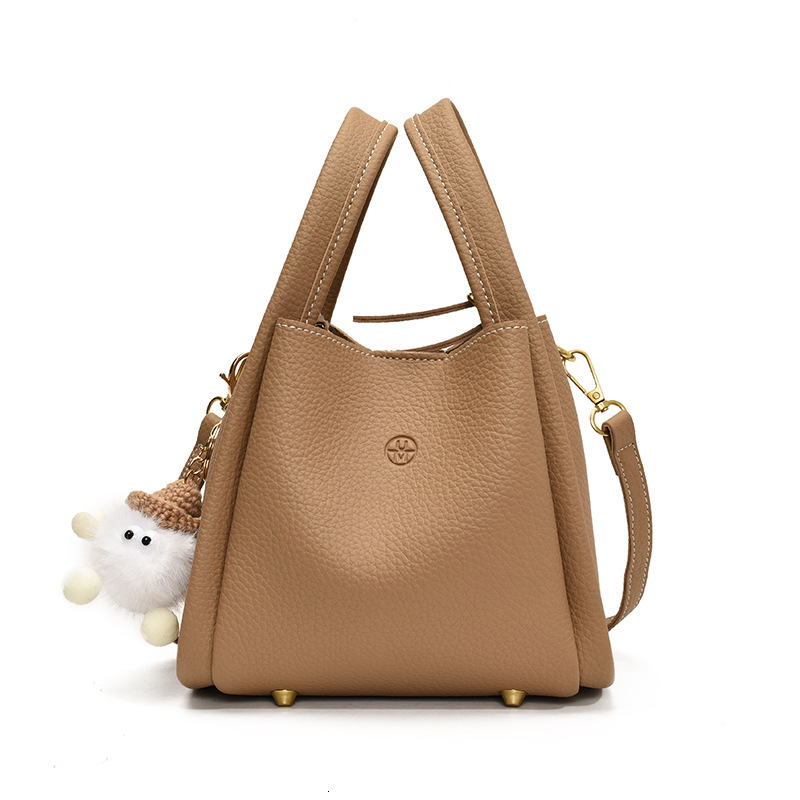 Lychee Pattern Basket for Women 2025 New High-End Niche Handbag Single Shoulder Crossbody Bag ddmymoon