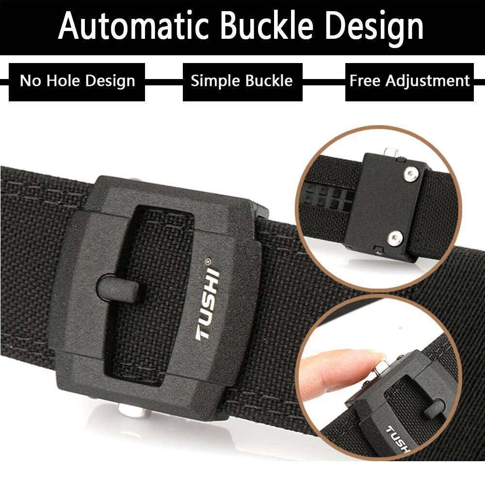 New Men's Outdoor Camouflage Tactical For Men Military Gun Mountaineering Belt Nylon Waist Work IPSC Belts