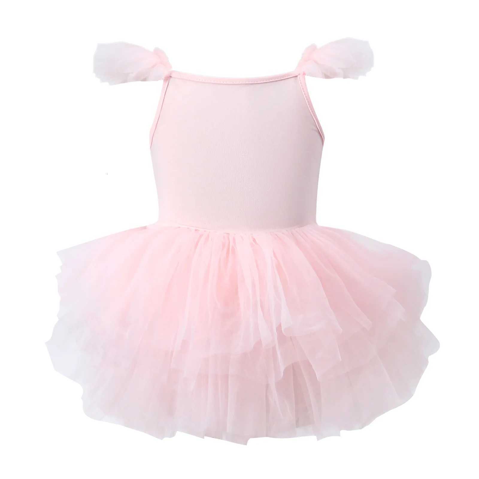 Baby Girl Princess Tutu Dress Sleeveless Infant Toddler Puffy Ballet Dress Black Pink White Party Dance Baby Clothes 1-8Y W250811