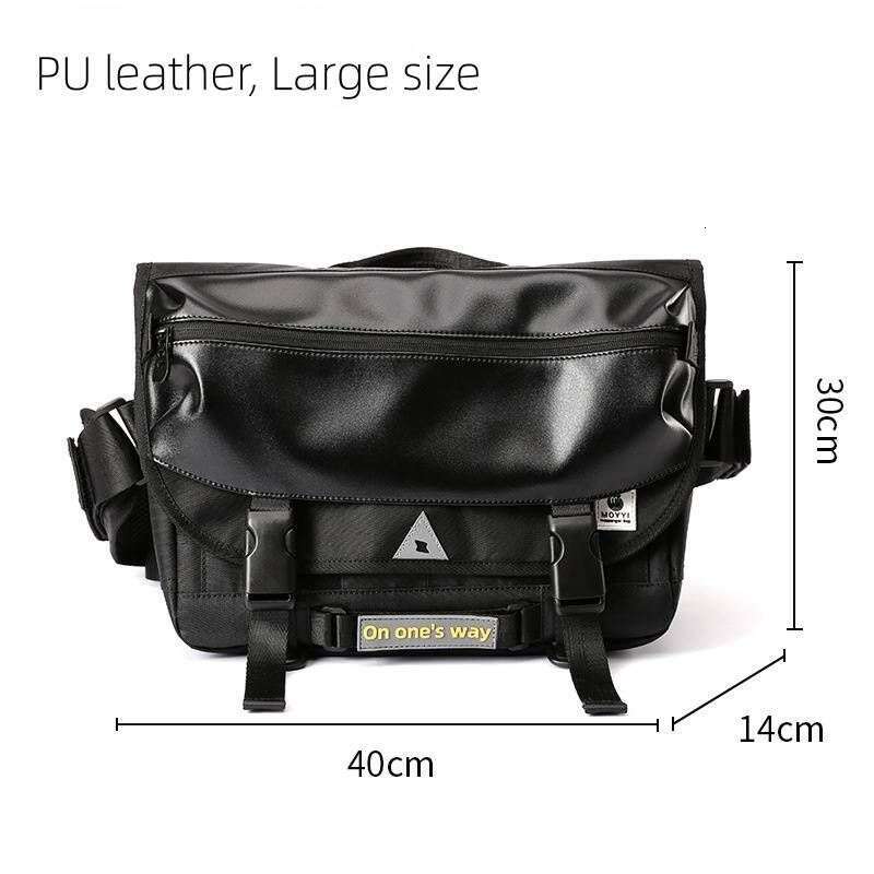 Trendy Trendy Brand Workwear Motorcycle Crossbody Bag, Men's One Shoulder Postman Bag