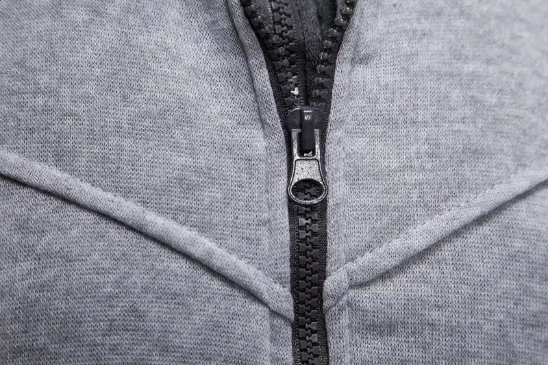 Mens Fashion Jacket Casual Slim Fit Contrasting Color Hooded Cardigan Hoodie Thin 250729