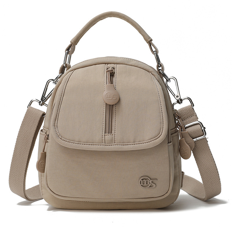 Lightweight Waterproof Nylon Fabric Single Shoulder Crossbody Bag for Women 2025 New Outdoor Casual Multifunctional Backpack ddmymoon