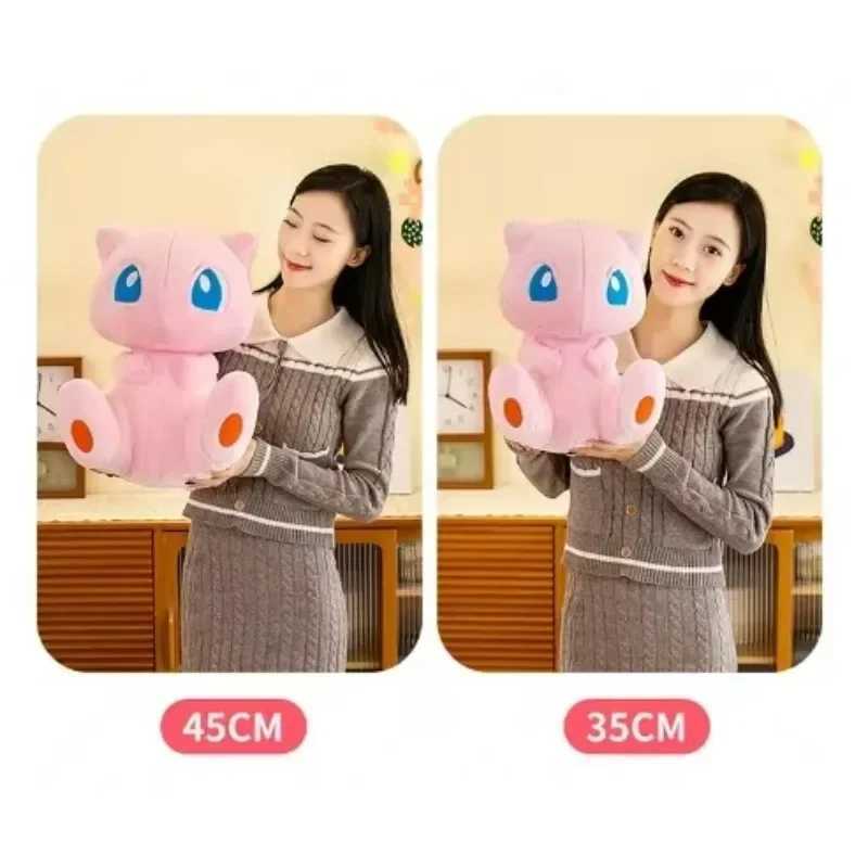 New Large Mew Anime Plush Cute Huge Toys 35CM Mew Doll Cute Stuffed Plushie Gift for Children Birthday Xmas L250811