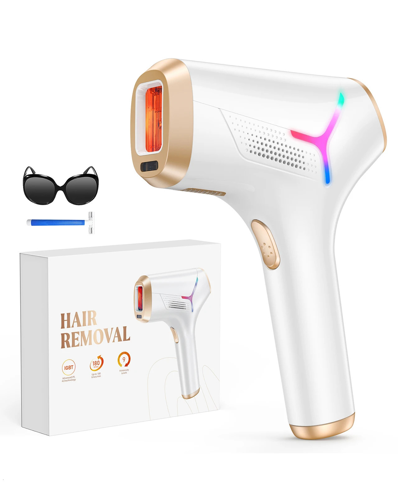 990000 Flashes Laser Hair Removal for Women and Men IPL Hair Removal Body Bikini and Areas Painless Permanent HairRemoval 250805