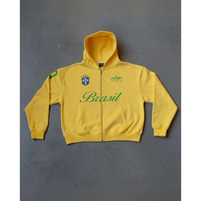 2025 New Men's Trendy Loose Casual Sports Zipper Hooded Sweatshirt 3D Print