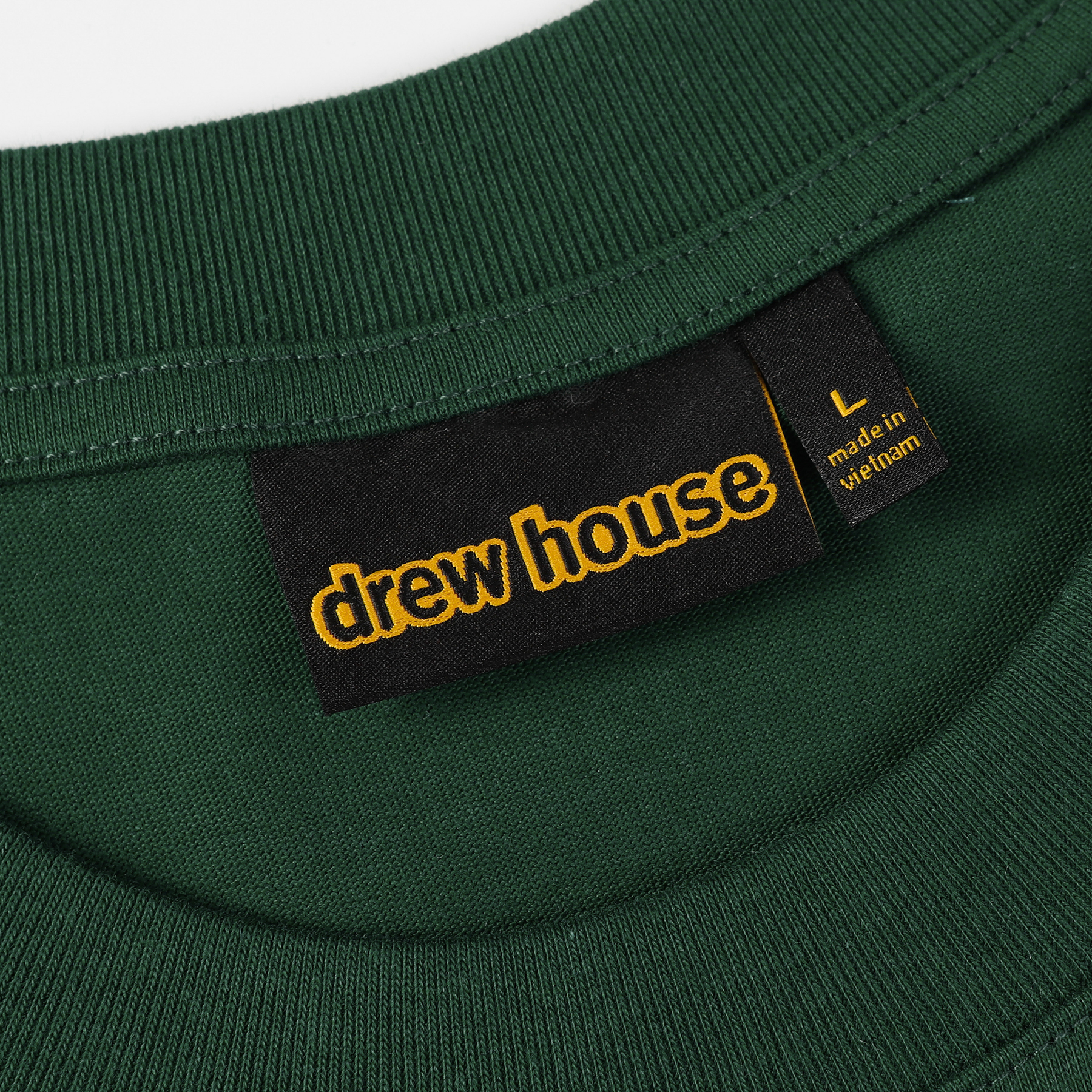 Drew House Designer luxury T shirt men's and women's T-Shirts green ball print
