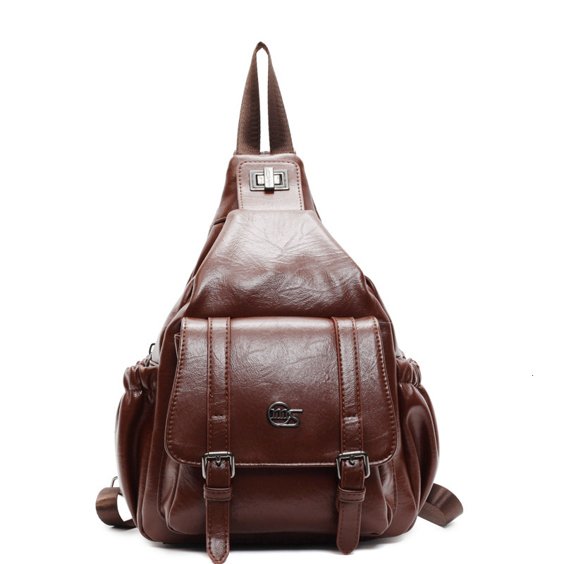Casual Travel Multifunctional Small Backpack for Women 2025 New Trendy Fashion Outdoor Multi-Pocket Chest Crossbody Bag ddmymoon