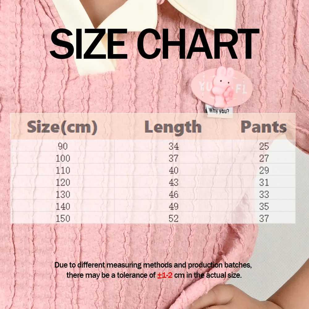 New Girls Clothes Set Children Cute Sweet Short Sleeved Top And Pants Summer Fashion Casual Kids Outdoor Sports Set Z250811