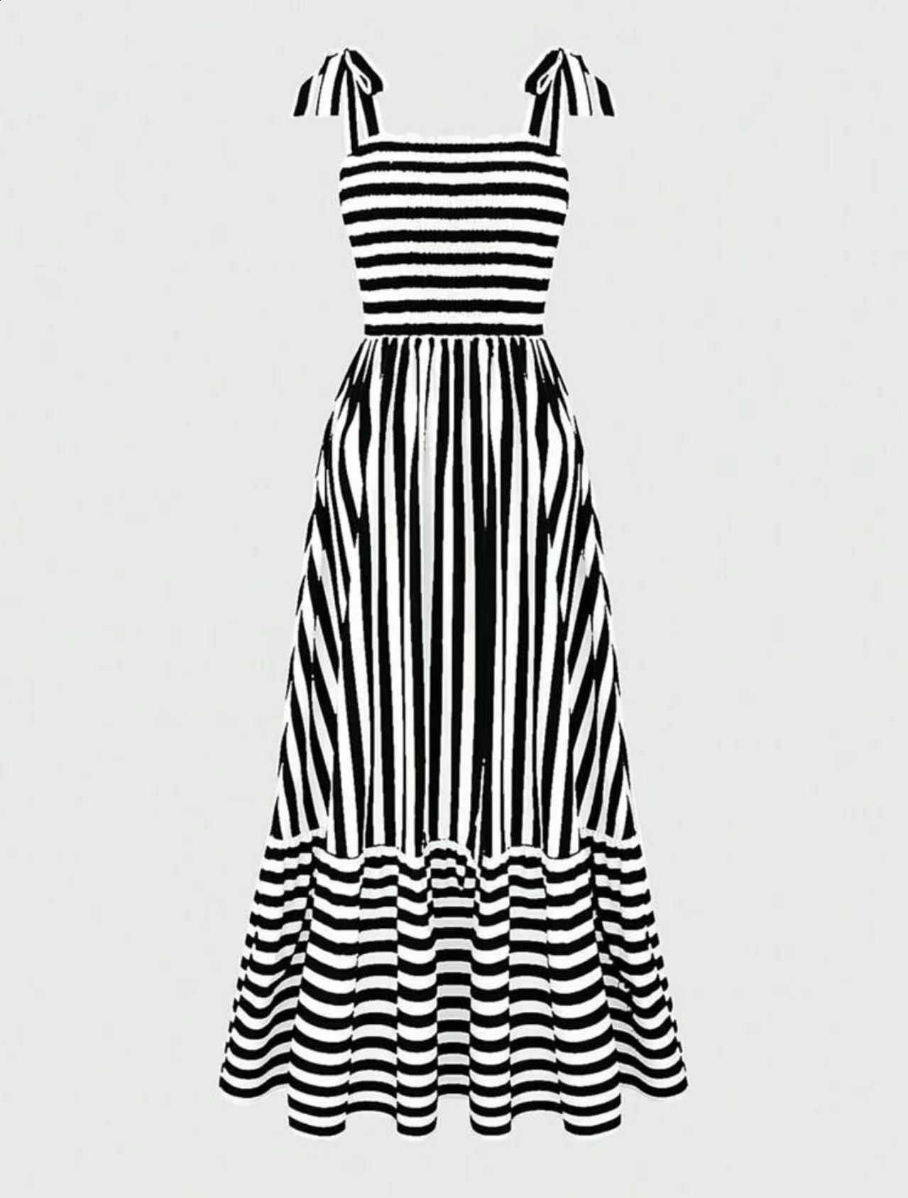 Yojoceli Elegant striped ruffle long sundres Party sashes red cool Female strap winter midi vestidos 210609