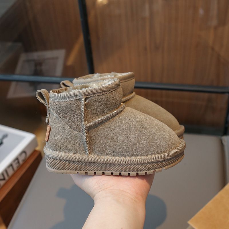 Kids Snow Boots Girls Boys Plush Ankle Boots Toddler Winter Warm Cotton Cutefeet Outdoor Shoes Size 26 - 37