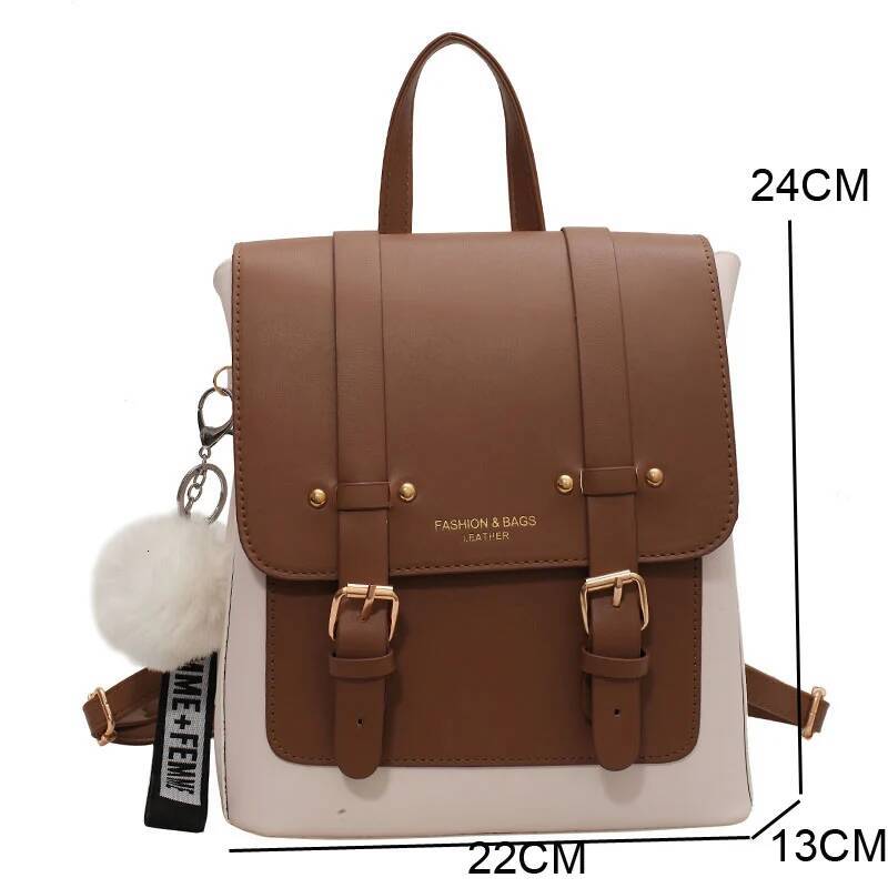Fashion Women Backpack Female High Quality Leather Small Book School Bags for Teenage Girls Sac A Dos Travel Rucksack Mochilas high-quality