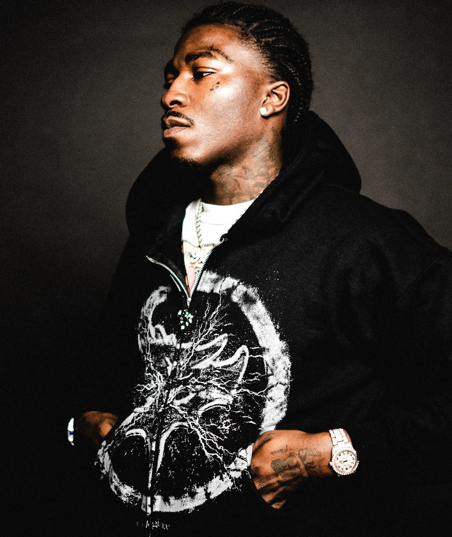 Streetwear Y2K American Fashion Style Pattern Printed Hoodie for Men and Woman Hip Hop Zipper Hoodies Street n 250808