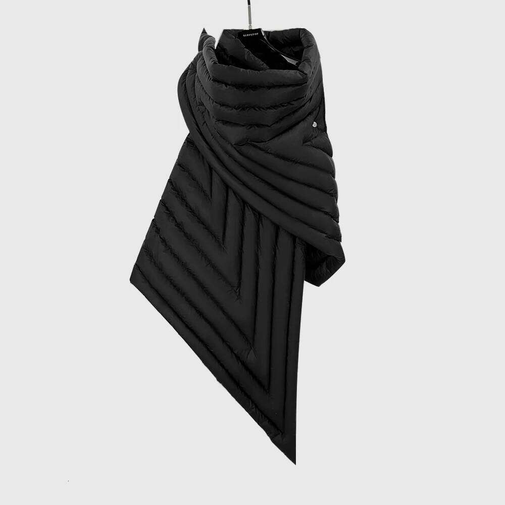 Owen Seak Men Down Coats Gothic Women Vest High Street Clothing Trench Oversized Winter Dust Windbreaker Black Jackets