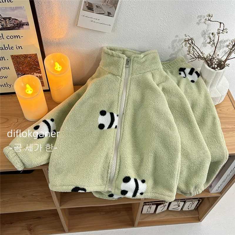 Kids Thick Pajama Sets Winter Plush Warm Suits Girls Boys Fleece Long Sleeve Home Wear Outfits Children Clothes 1-10Y Z250811