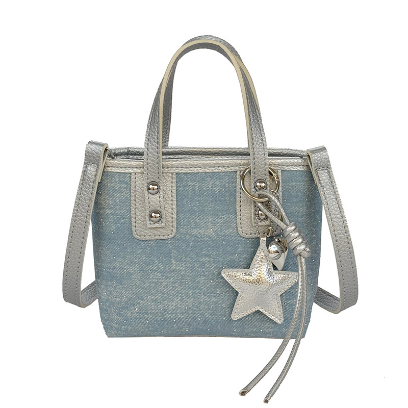 Korean Fashion Tote 2025 Summer New Handbag Starry Sky Single Shoulder Stylish Rhinestone Crossbody Bag for Women ddmymoon