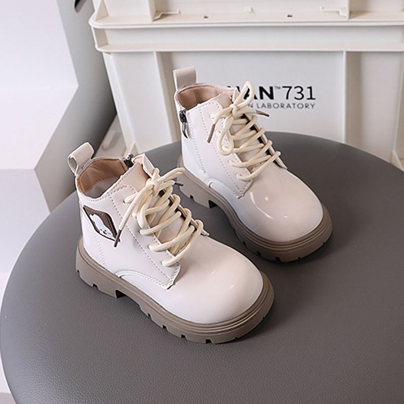 Kids Fashion Rabbit Boots Winter Autumn Soft Sole Zipper Cute Cartoon Design Short Girls Shoes Toddler Ankle Boots Sizes 21 - 30