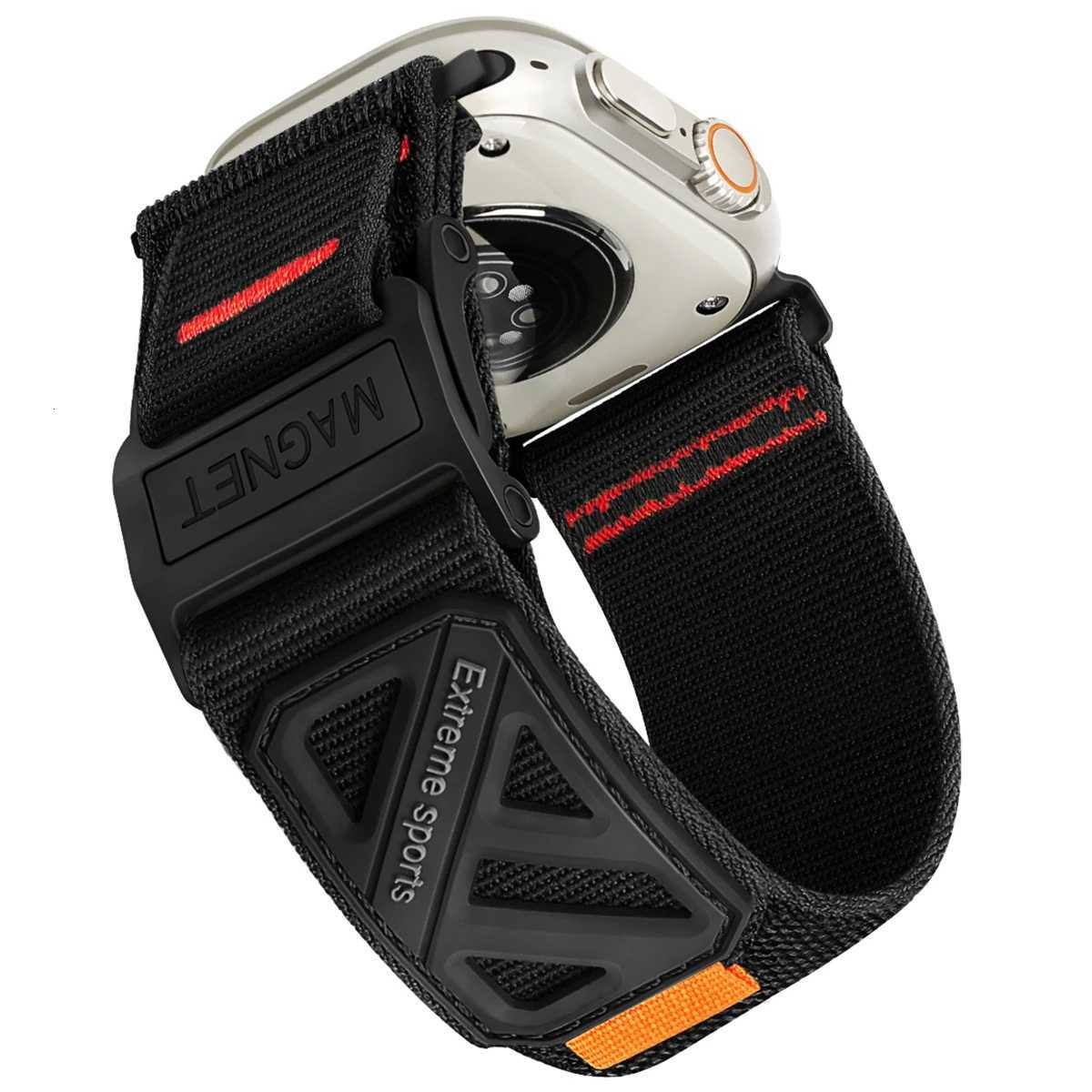 Band for Apple Watch Band 44mm 45mm 46mm Ultra 2 49mm 42mm 44 45mm Band Magnetic Buckle Nylon Band for iwatch Series7 8 9 se 456 W250811