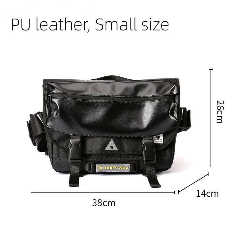 Trendy Trendy Brand Workwear Motorcycle Crossbody Bag, Men's One Shoulder Postman Bag