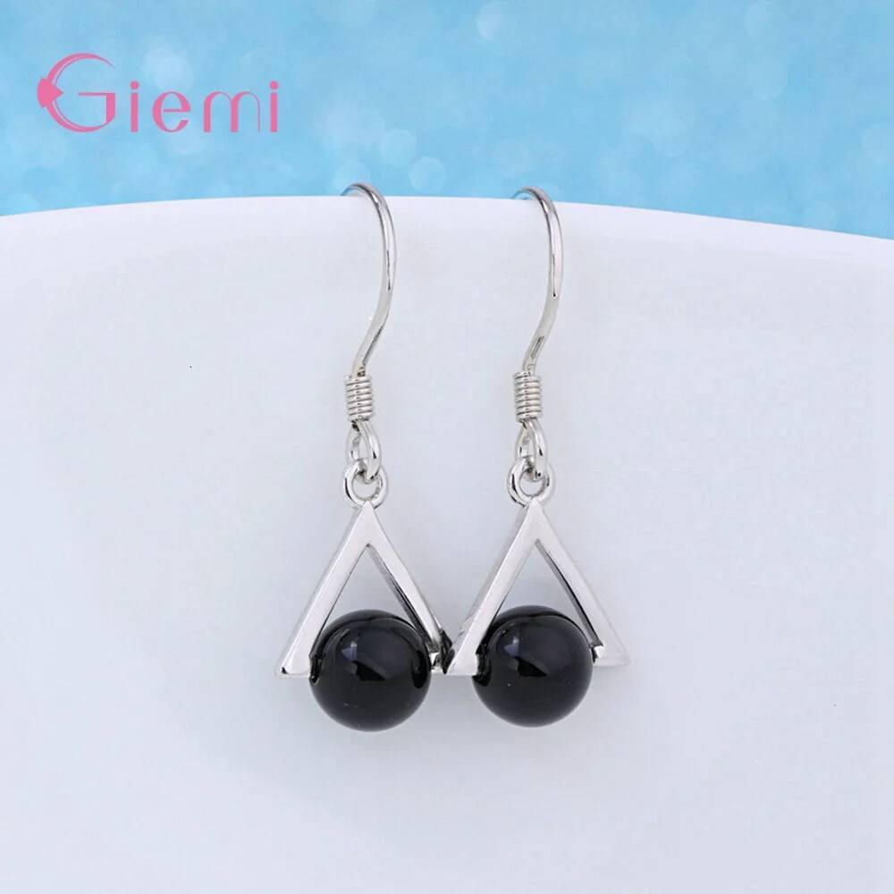 Sterling Sier Pendant Necklace Decoration Classic Style Triangle Shape Best Gift For Women Party Wholesale