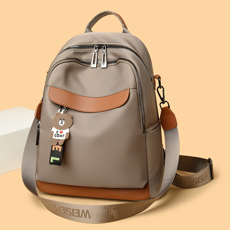 Waterproof Oxford Cloth for Women 2025 New Versatile Casual Travel Student School Bag Large Capacity Backpack ddmymoon
