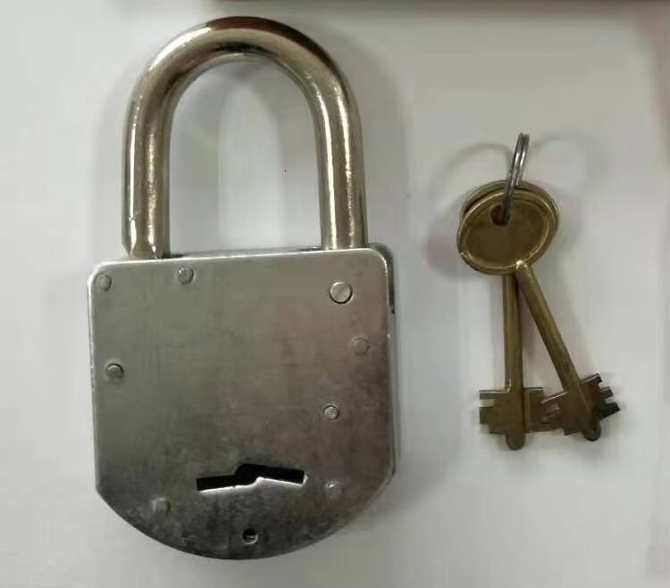 Gaanized, 40/55 Brass Lever Key Padlock, Affordable, High Quality, Residential Door.